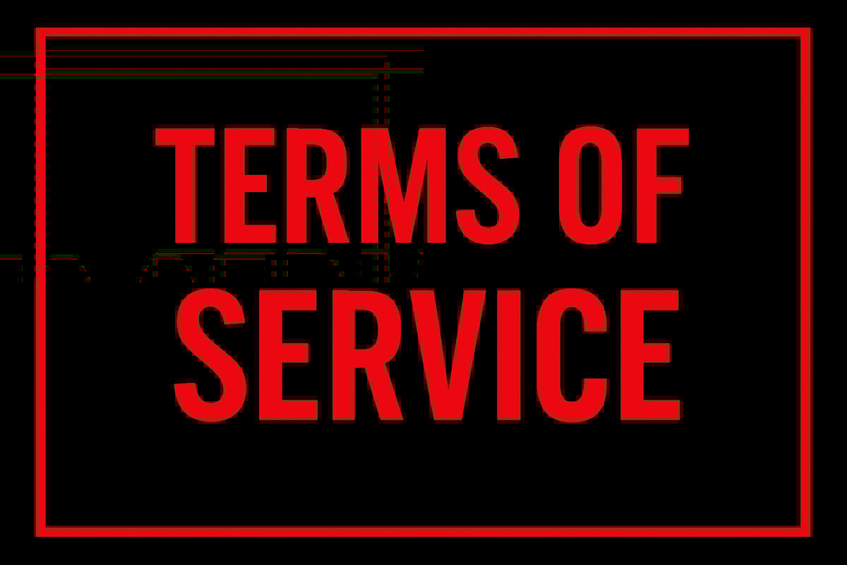 Terms of Service Typography Design Terms of Service Typography Design